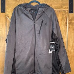 Spyder Men's Dark Gray Performance Jacket Size XL